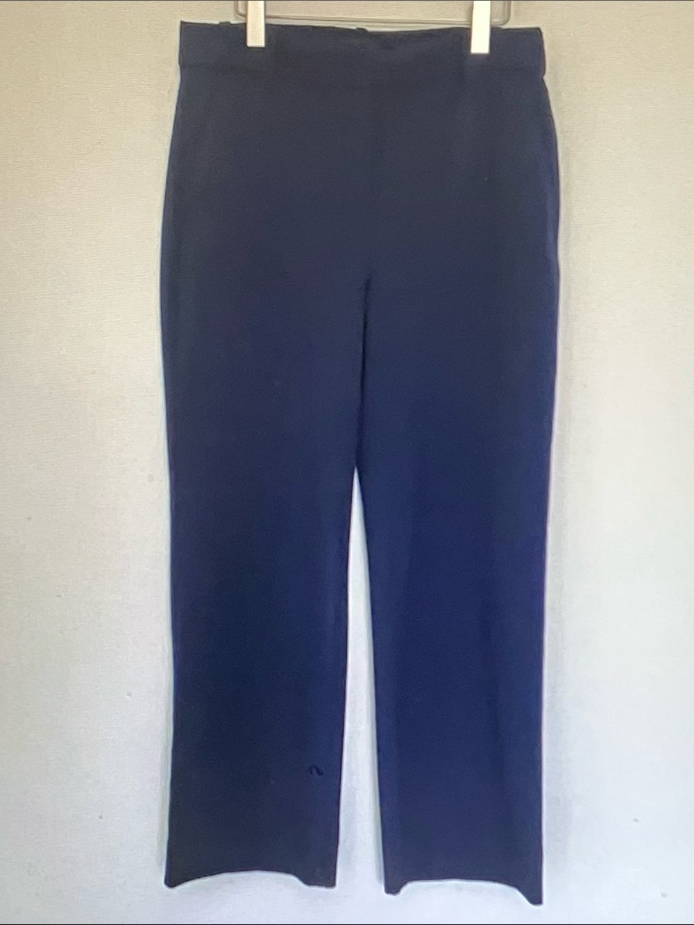 J. Crew Navy Wide-Leg Knit Pants